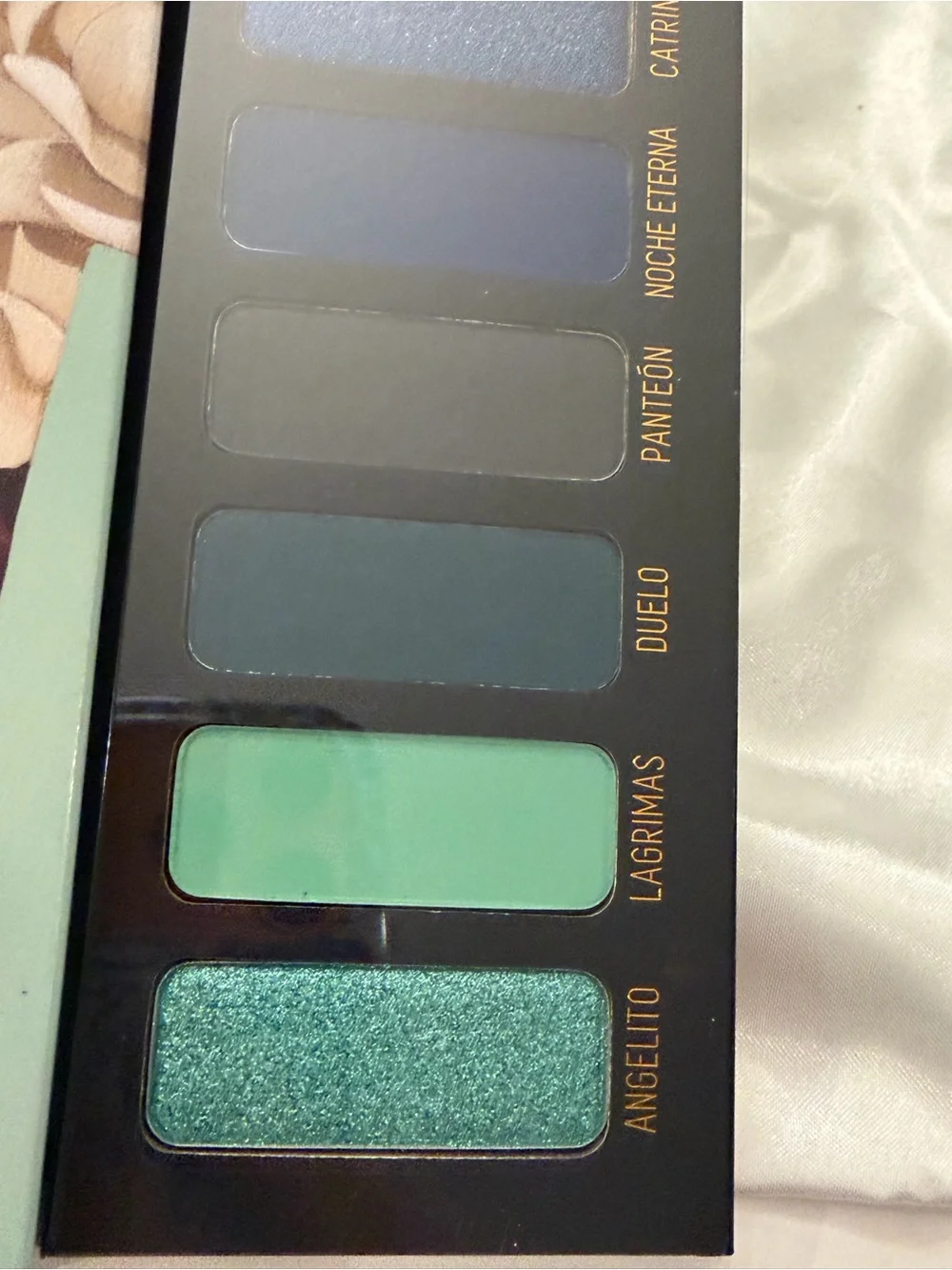 Melt Cosmetics MUERTE Eyeshadow Palette NEW Jewel Tones Luxury Gothic Skull Art